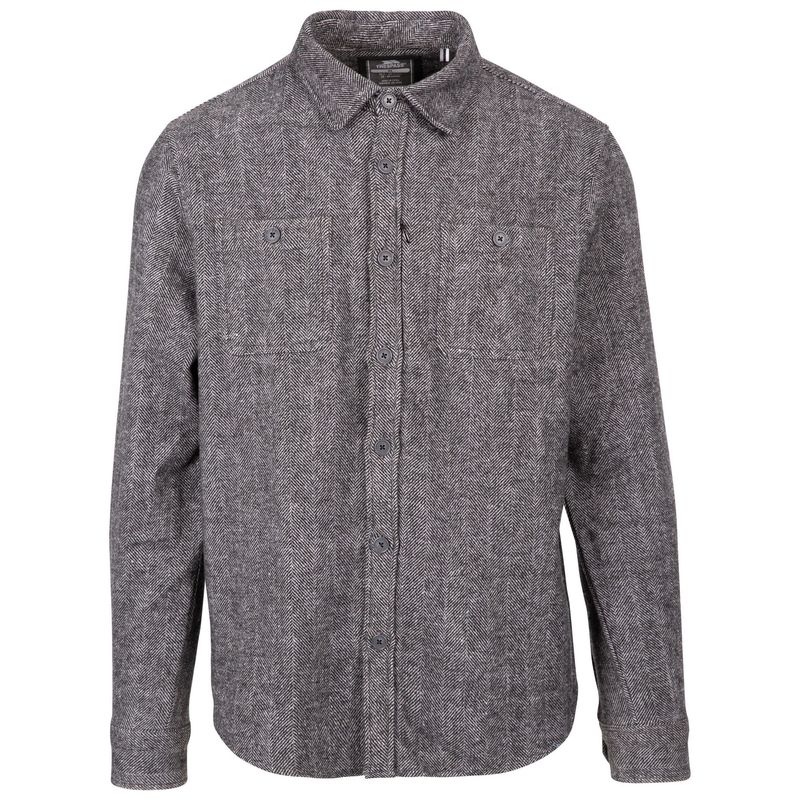 Trespass Mens Potsgrove Shirt  Gray